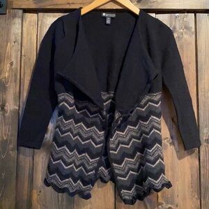 100% Merino Wool Open Cardigan